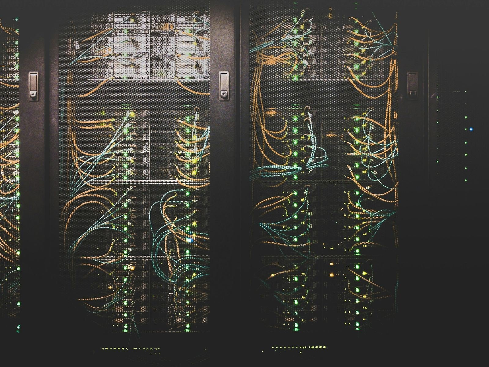 Server room with secure access