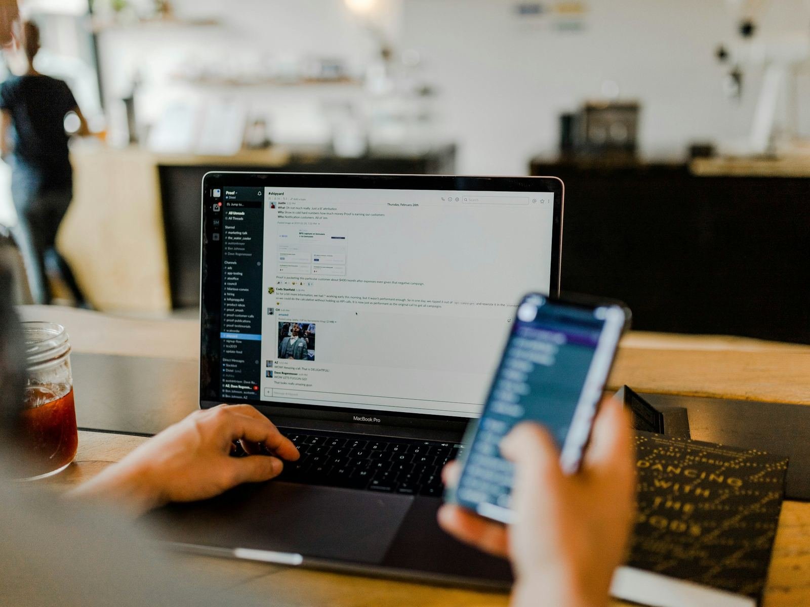 Secure sign-in on laptop and phone